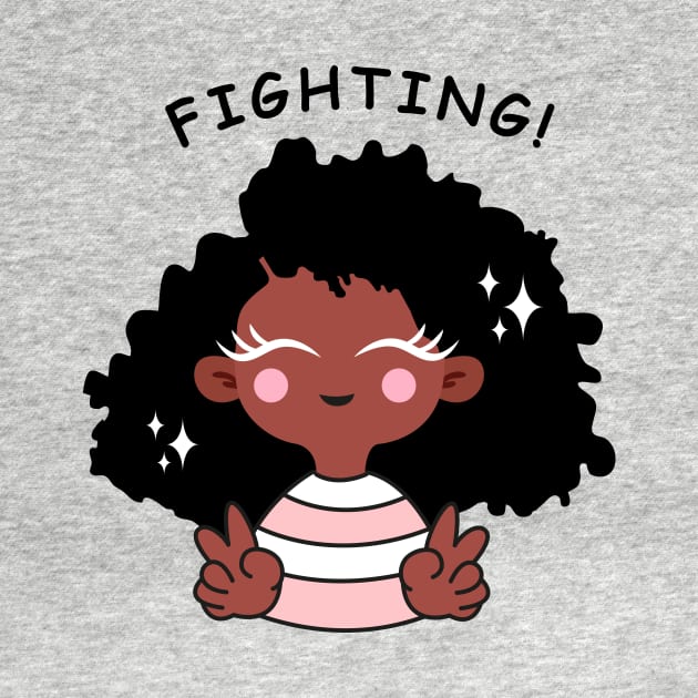 Keep fighting with black girl by Riczdodo